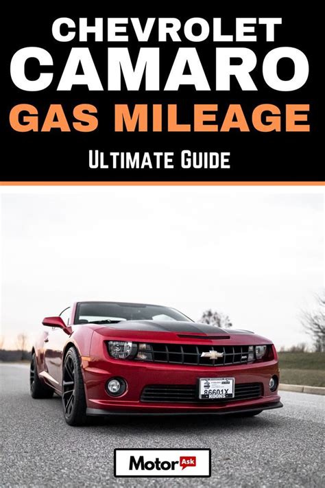 2010 camaro gas mileage